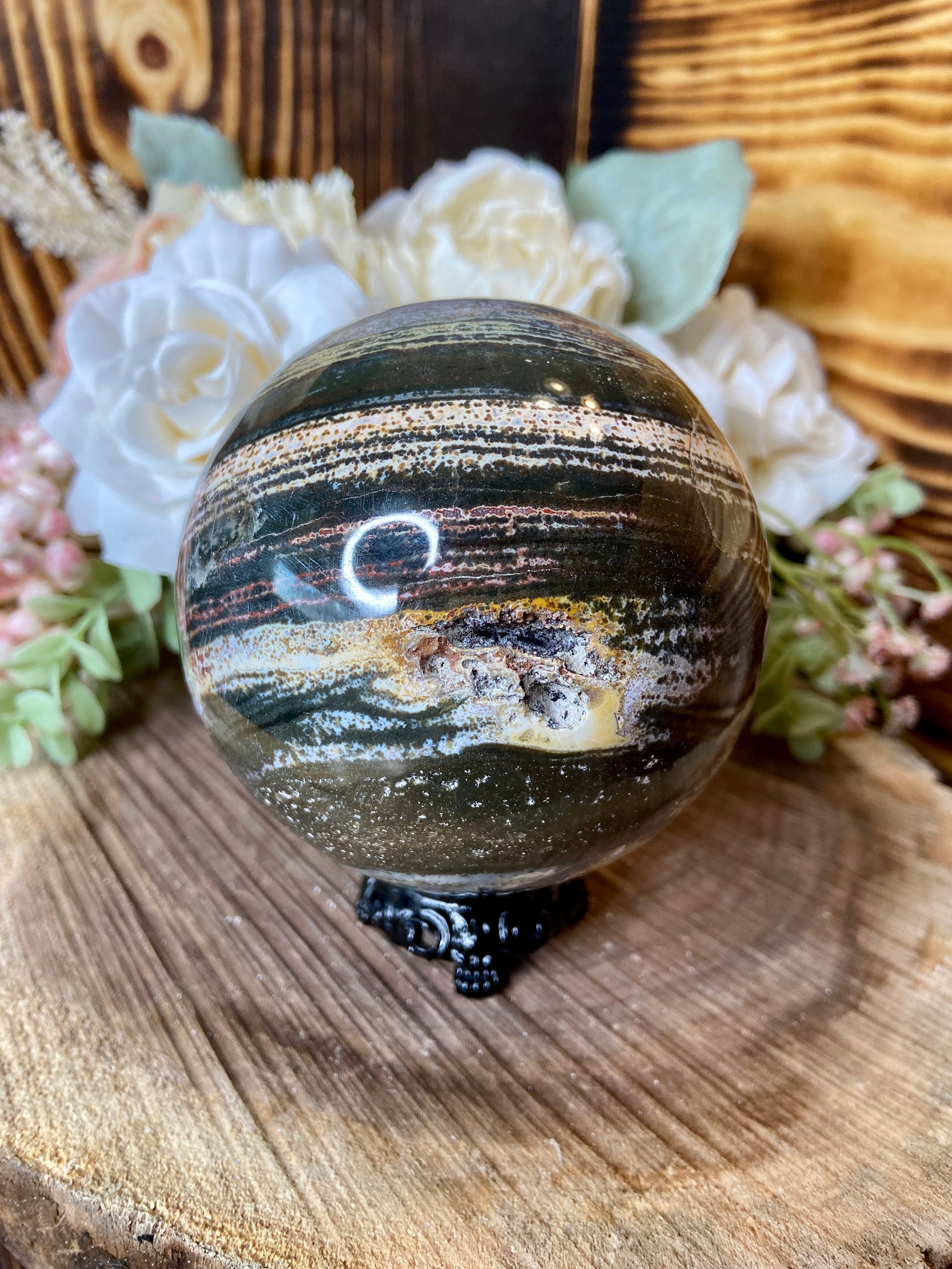 オーシャン ジャスパー スフィア、sph139、#2、86 mm オーシャン