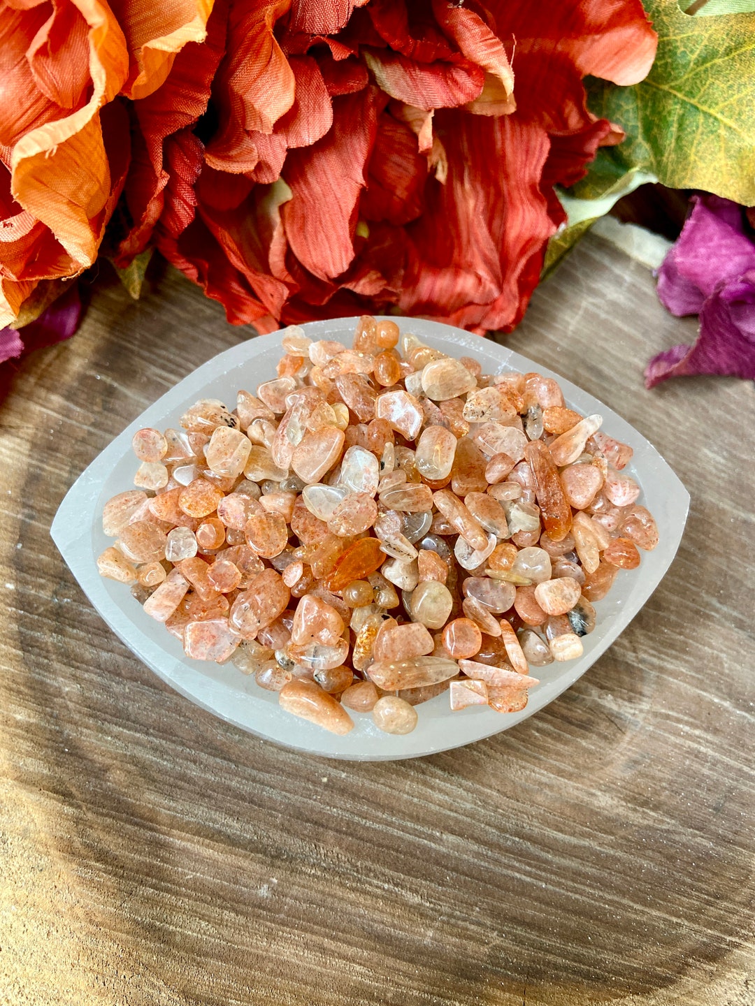 Sunstone Chips Crystal Chips Natural Sunstone Gemstone Chips Etsy