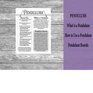 Pendulum Work Spiritually Guide.pdf Pendulum Guide, Printable Pendulum Board, How to Use Pendulums ...