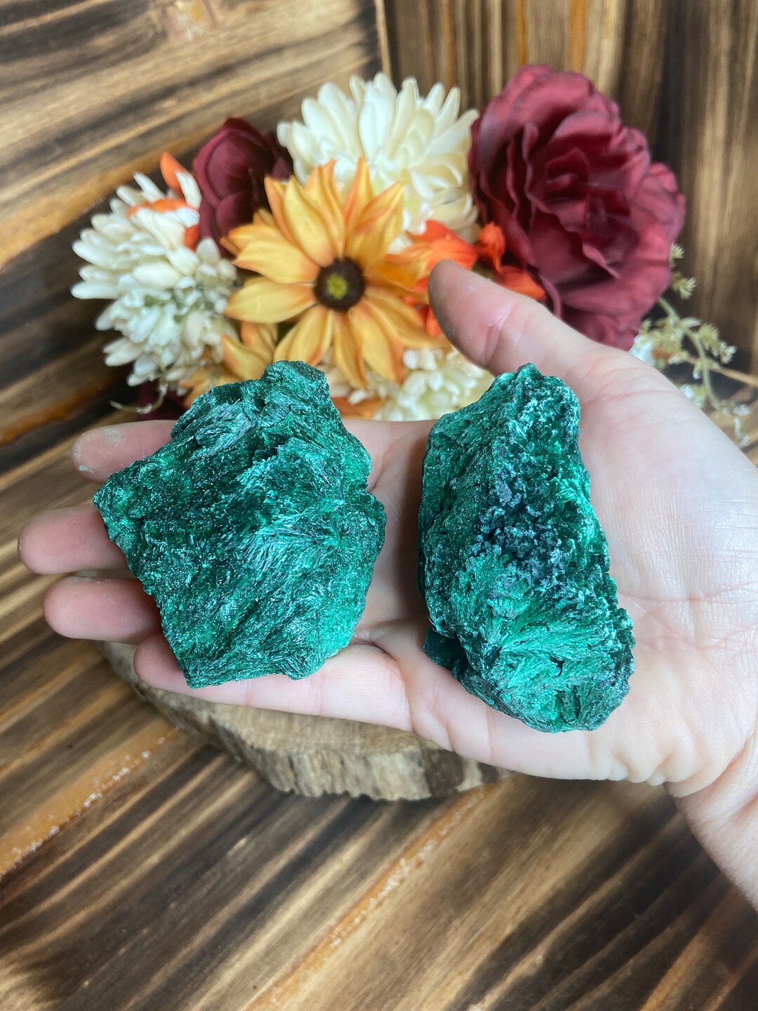 Raw Malachite, Spc107, Malachite Specimen, Velvet Malachite Etsy