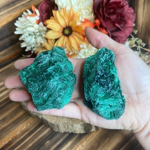 Raw Malachite, spc107, Malachite Specimen, Velvet Malachite