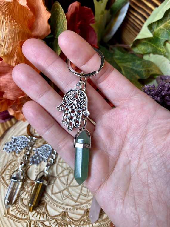 Hamsa hand shop keychain