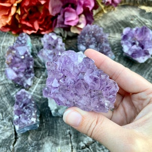 Amethyst Cluster, spc110, Druzy Amethyst Chunk, Raw Amethyst