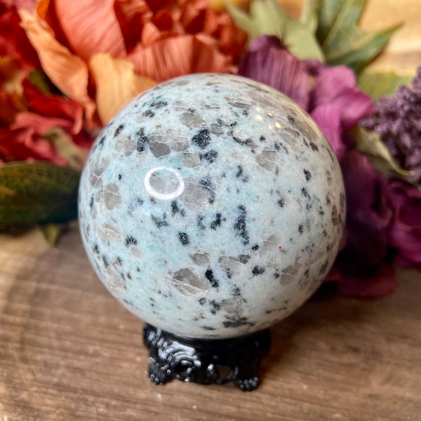 Kiwi Jasper Sphere, sph120, #2, 66mm, Crystal Sphere