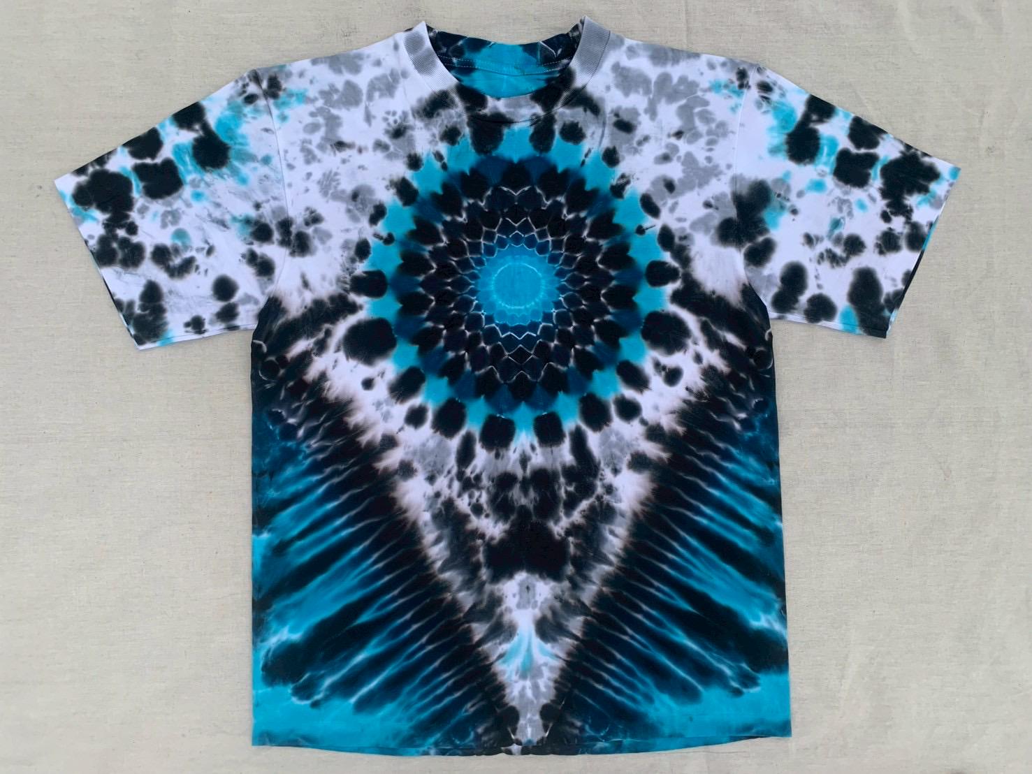 Blue Tie Dye Shirt - Etsy Canada