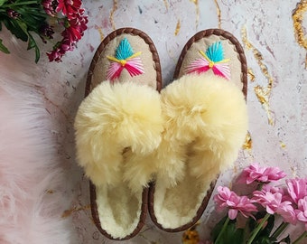 Ladies LUCKY DIP Sheepskin MULES