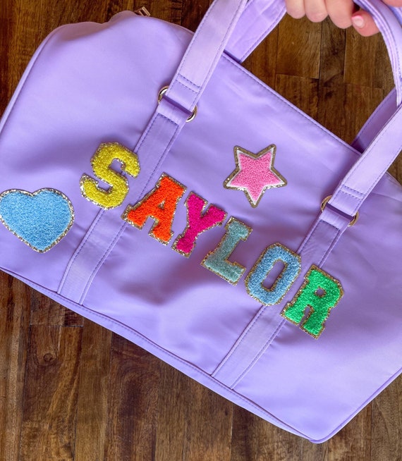 Personalized Duffle Bag Nylon Duffle Bag Etsy