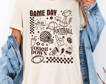 Football Shirt, Retro Football Shirt, Football T-Shirt, Gift for Football Mom