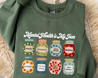 Mental Health Sweatshirt, Mental Health Awareness Sweatshirt, Psychologist Sweater, School Psych Hoodie, Counselor, Social Worker