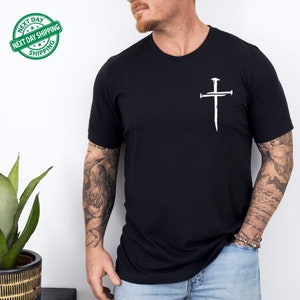 Cross Shirt, Faith Cross Shirt, Christian Gift, Faith Gift, Christian Shirts, Gift For Him, Gift For Her, Faith Cross, Fathers Day Shirt