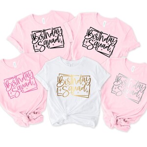 Birthday Shirt, Birthday Crew Shirt for Woman, Birthday Party Shirts, Birthday Gift for Woman, Birthday Group Shirts, Birthday Squad Shirts