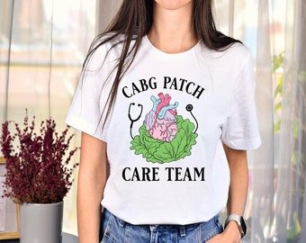 CVICU Nurse Shirt, CABG Patch Crew Tshirt, Cath Lab RN T-Shirt, Ccu Nurse TShirt, Cv Icu Cardiac Care Unit Tee, Cardiology cardiovascular