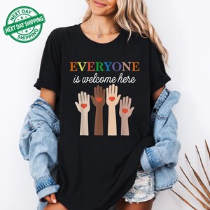 Idaho teacher shirt everyone is welcome here, inclusion and equality t shirt, protest and resist t shirt, idaho teacher t shirt