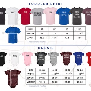 a child's t - shirt sizes chart