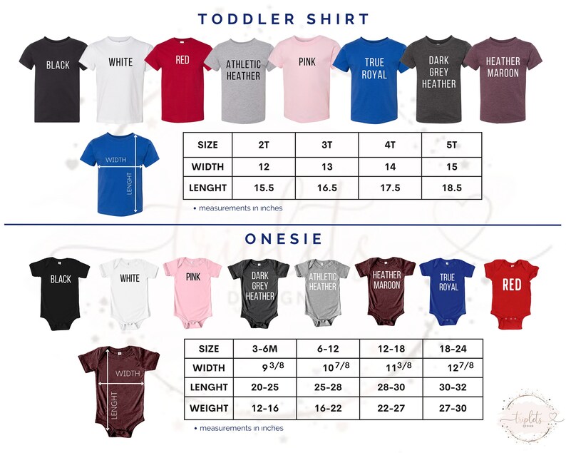 a child's t - shirt sizes chart