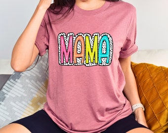Mama Tshirt, Mama  Shirt, Cute Mom Shirts, Mama Summer Tee, Mama Shirt, Mimi, Gigi, Nana, Grandma, Mother's Day Tshirt, Gift for Mom