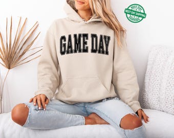 Game Day Hoodie, Gameday Sweatshirt, Game Day Crewneck, Unisex Gameday Sweater, Varsity Retro Gameday Outfit, Football, Baseball, Softball