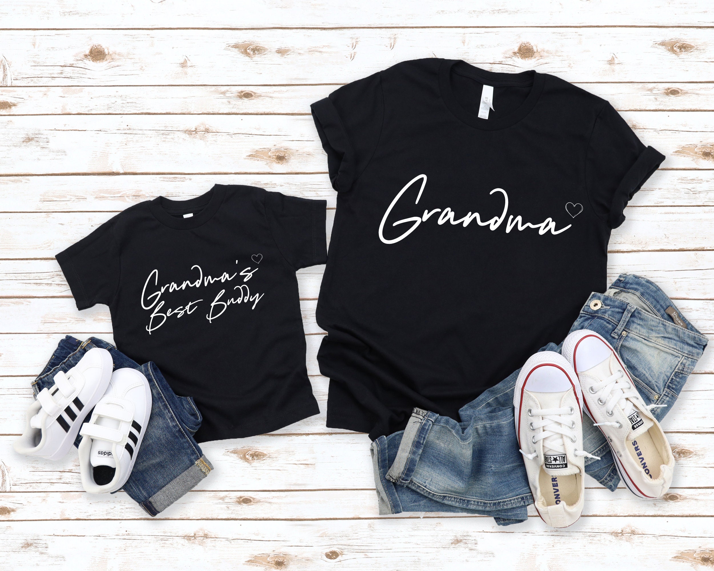 Matching Grandma Grandson Shirts Etsy