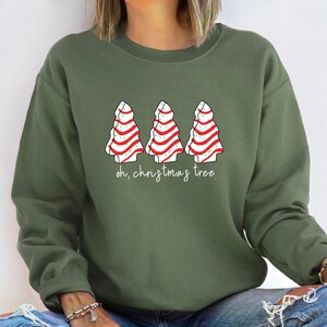 Oh Christmas Tree Sweatshirt, Christmas Sweatshirt, Christmas Crewneck Sweater, Christmas Sweater Women, Funny Christmas Shirt Xmas Tee