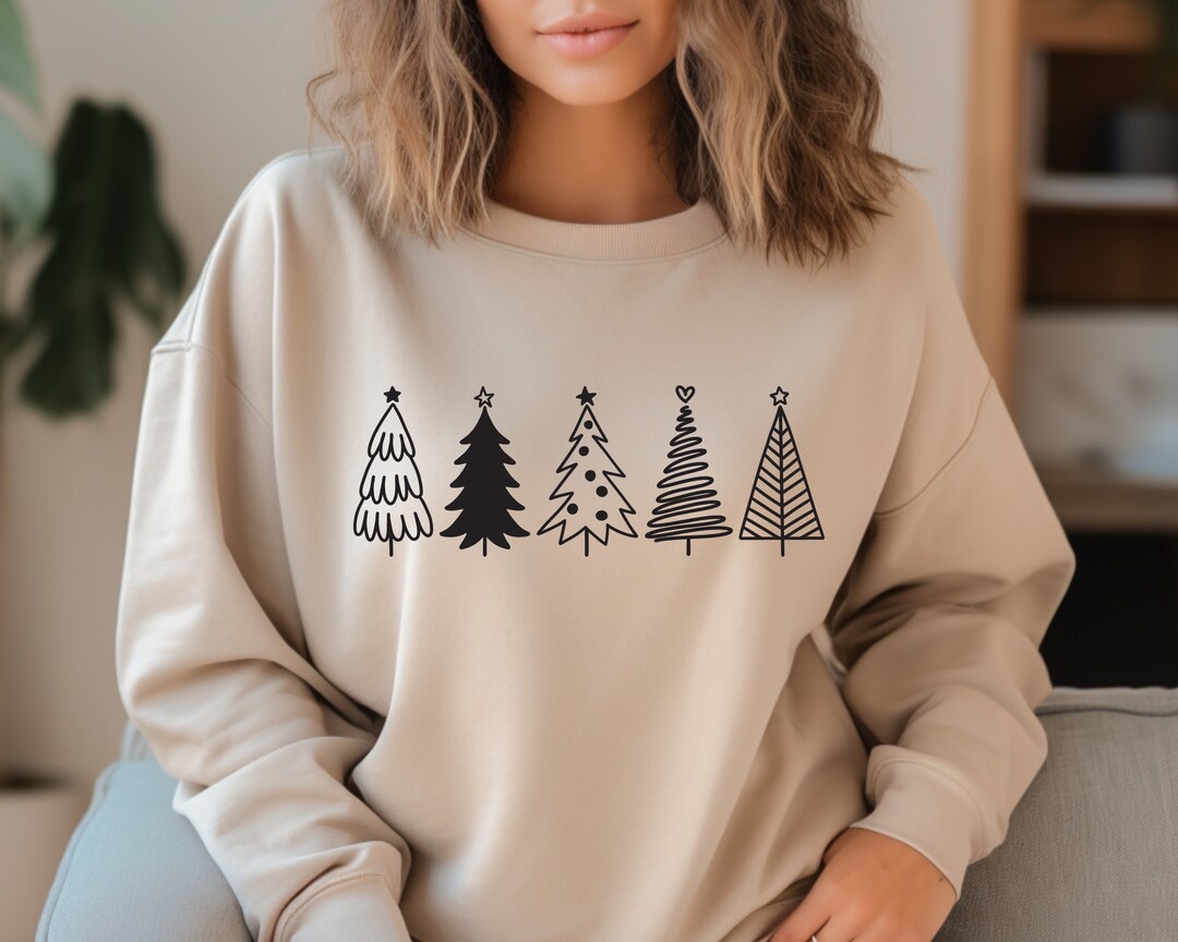 Christmas Tree Sweatshirt, Christmas Trees Sweater,funny Christmas 