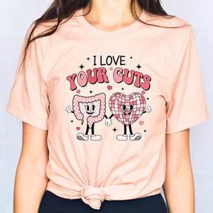Retro GI Nurse Valentine's Day Shirt | I Love Your Guts Valentine Day T-Shirt, Medical Endo Rn Gastroenterologist Tshirt, GI Tech Gift