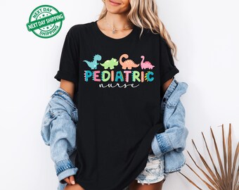 Pediatrics Shirt, Pediatrics Dinosaurs T-shirt, PEDS T-shirt, Peds Nurse T-shirt, Cute Peds Nurse Tee, Pediatric Nurse Gift, PEDS Gifts