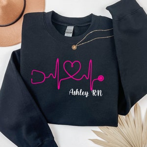 Nurse gift, personalized tee shirts, nurse t shirts, personalized nurse gifts, Christmas gift for nurse, long sleeve nurse shirt