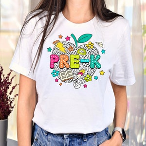 Pre-K Shirt, Pre-K Squad Shirt, Pre-K Squad Shirt, Pre-K Grade Shirt, Pre-K Grade Shirt, Pre-K Grade Is Groovy Tee