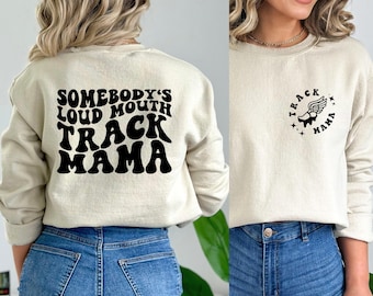 Track Mom Sweatshirt, Track Mama Mom Shirt, Game Day Sweatshirt, Track Mom Jersey, Mom Sweatshirt, Track Shirt, Soccer Lover Gift