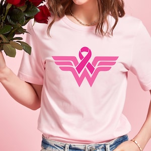 Cancer Ribbon Wonder Shirt, Cancer Survivor T-Shirt, Cancer Warrior Shirt, Breast Cancer Shirt, Cancer Fighter, Cancer Awareness Shirt