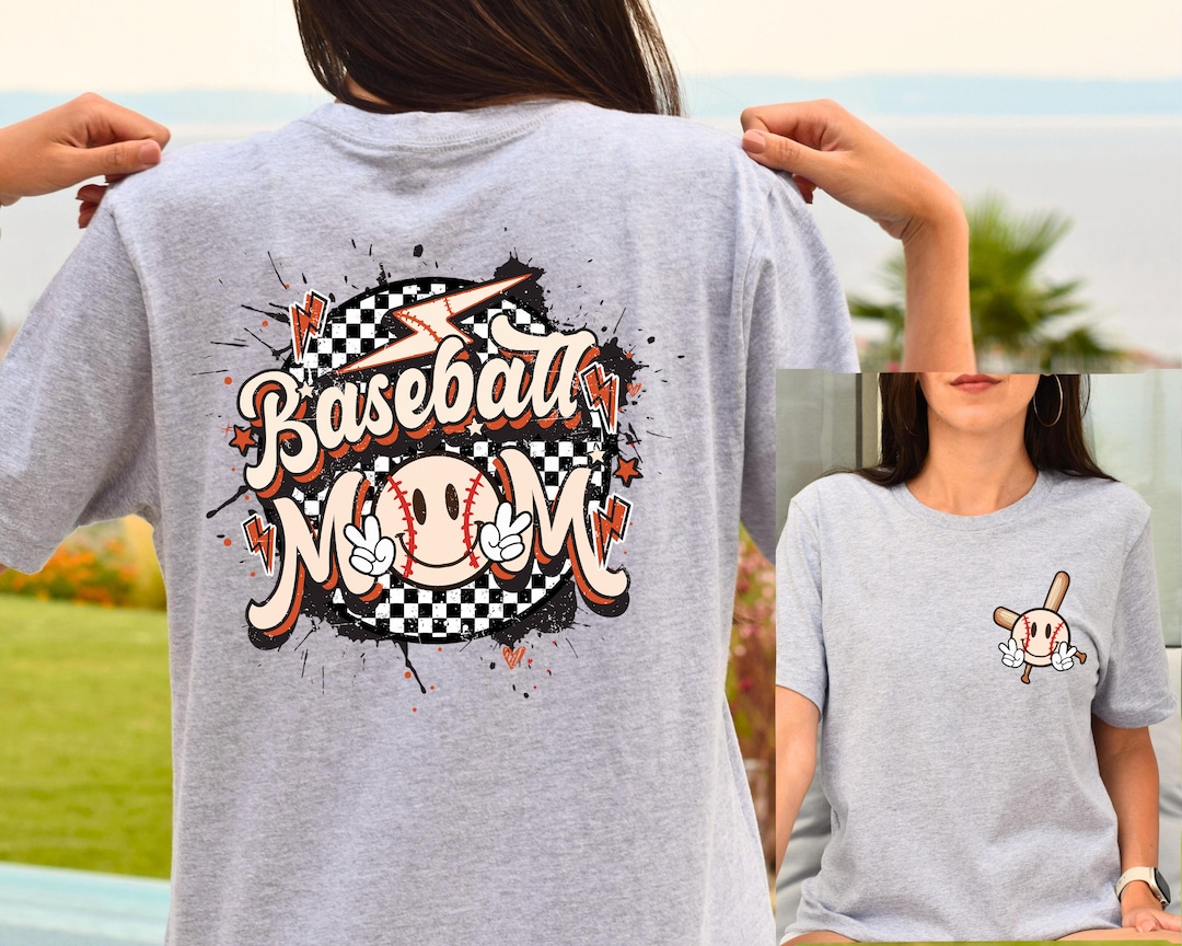 Retro Baseball Mom Shirt, Baseball Mama Apparel, Baseball Mom Fashion