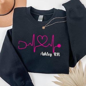 Nurse gift, personalized tee shirts, nurse t shirts, personalized nurse gifts, Christmas gift for nurse, long sleeve nurse shirt