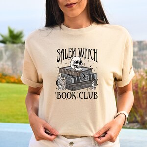 Salem Witch Book Club Shirt, Salem Massachusetts Shirt, Halloween Shirt, Witch Shirt, Halloween Tee, Salem Shirt, Happy Halloween Shirt