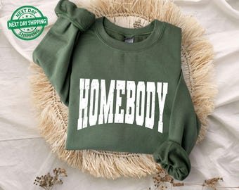 Homebody Sweatshirt | Homebody Sweater | Cozy Sweatshirt | Graphic Sweatshirt | Slouchy Sweatshirt | Oversized Sweatshirt | Homebody Hoodie
