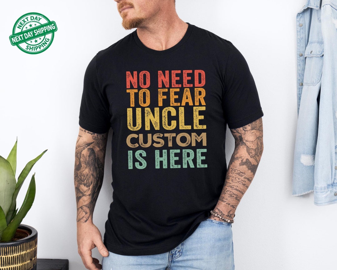 Retro Uncle Shirt, Crazy Uncle Shirt, Personalized Uncle Gift, Funny ...