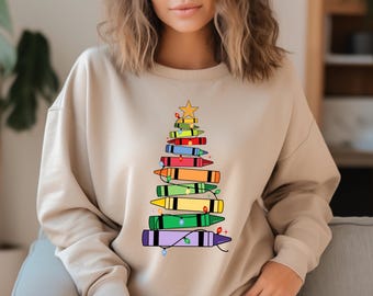 Christmas Teacher Sweatshirt, Christmas Gift For Teacher, Teaching Tee, Teachers Day, Teachers Life Shirt, Teacher Life,Christmas Sweatshirt