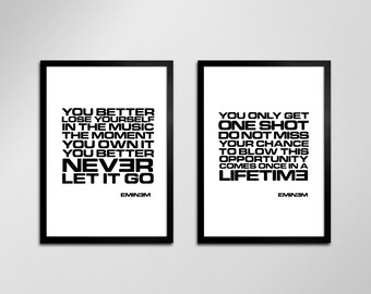 Slim Shady Lyrics Etsy