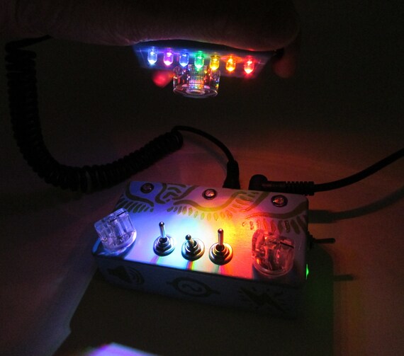 Ultra-deluxe Optical Theremin With Rainbow Gun; Analog Drone