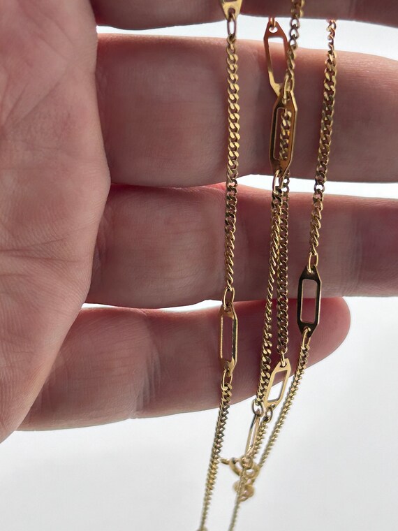 750 (18K) solid gold chain - image 4