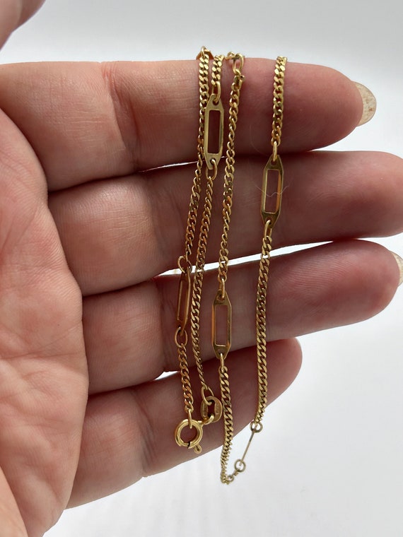 750 (18K) solid gold chain - image 7