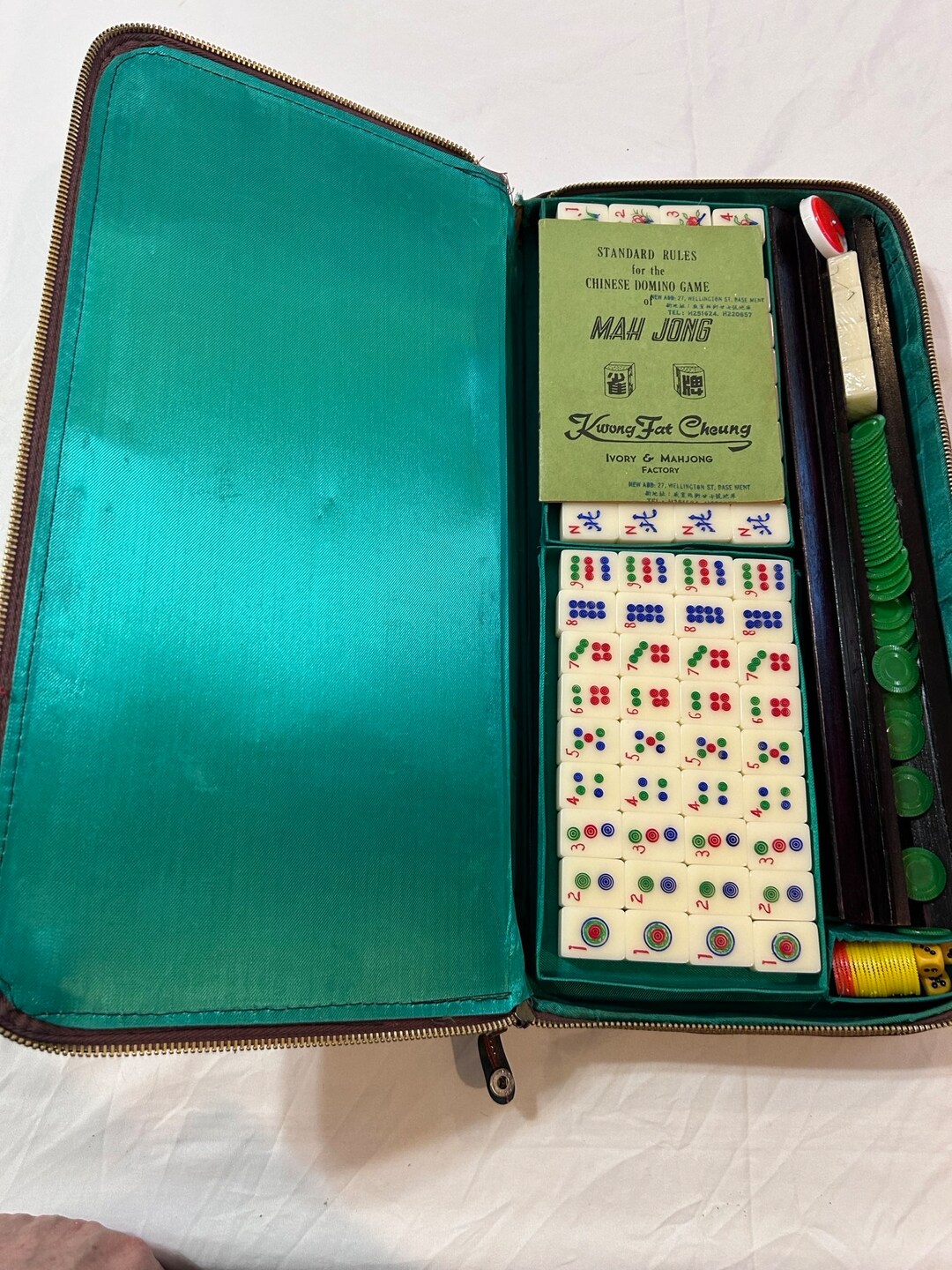 Vintage Mahjong, Carrying Case Etsy