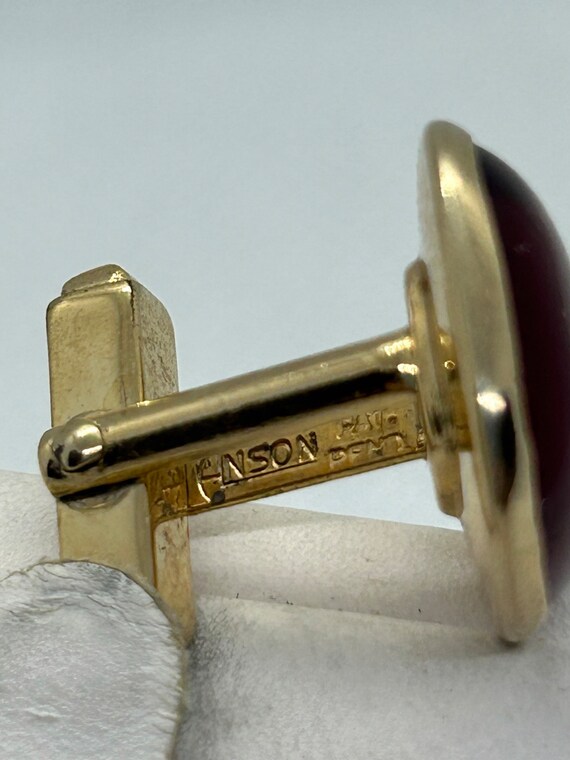 Anson sterling cuff link, tie clip set - image 3