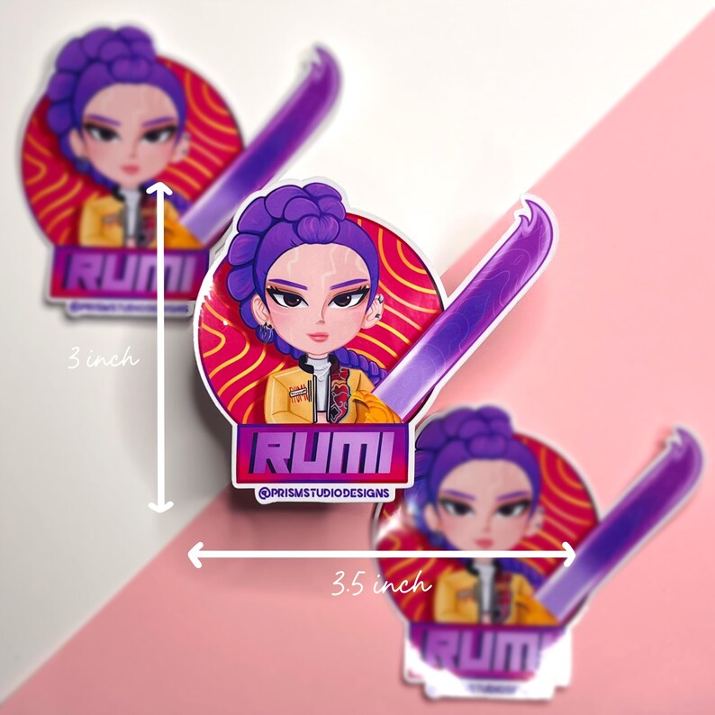 Kpop Demon Hunters Stickers – Rumi, Mira, Zoey, Derpy - Etsy Canada