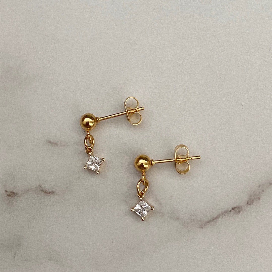 Handmade Minimalist Hypoallergenic Helix Cartilage 24k Gold Tiny Mini ...