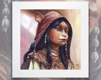 Mera print - The Dark Crystal maudra Mera - Age of Resistance maudra Mera