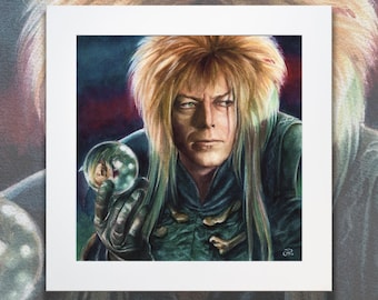 Jareth goblin king - david bowie - jareth labyrinth art print