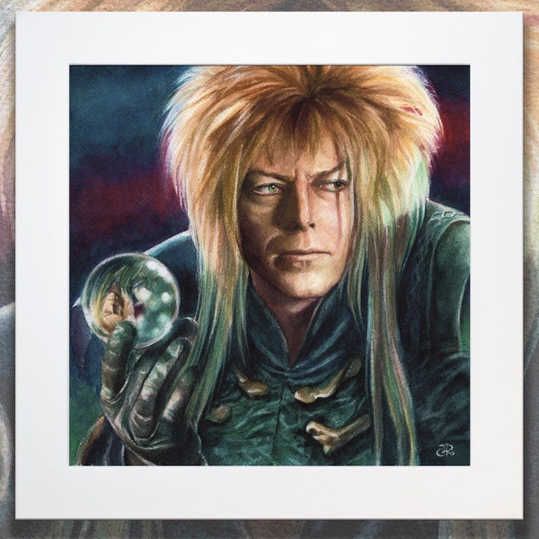 Jareth goblin king - david bowie - jareth labyrinth art print