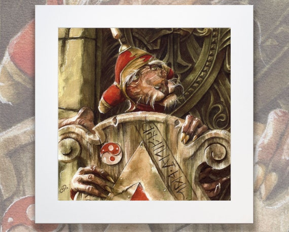 Alph Labyrinth Print - the Four Guards - Labyrinth Print - Etsy