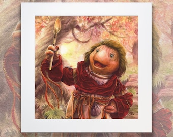 Hup paladin print - The Dark Crystal - Spoon paladin