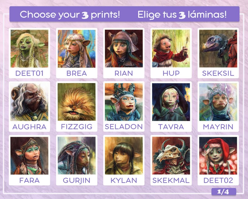 Art print bundle deal fantasy art print set 3x2